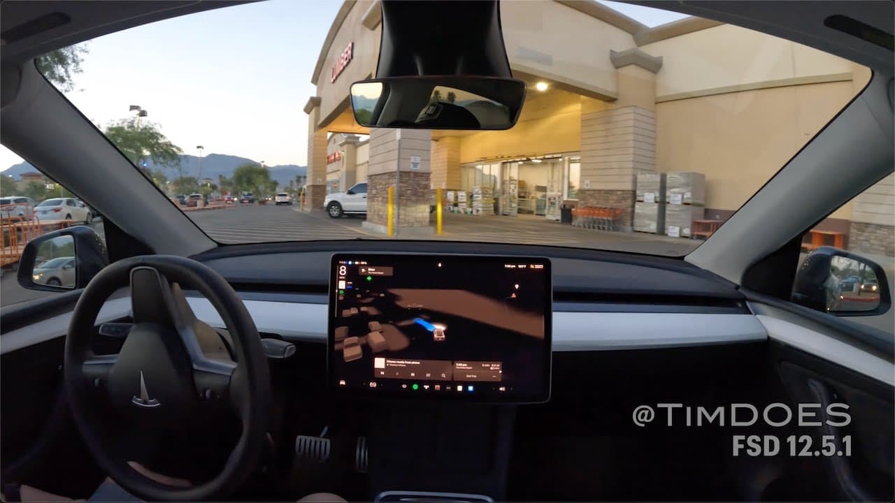 FSD 12.5.1 drives me to Home Depot